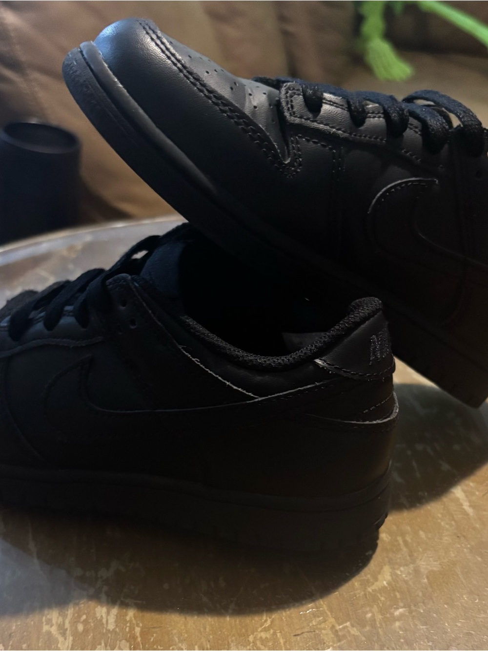 Nike Dunk Low Triple Black Kids Size 3Y| Excellent Condition